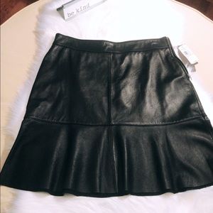 :New: Uniform Leather Skirt